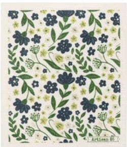 Vintage Blue Flowers